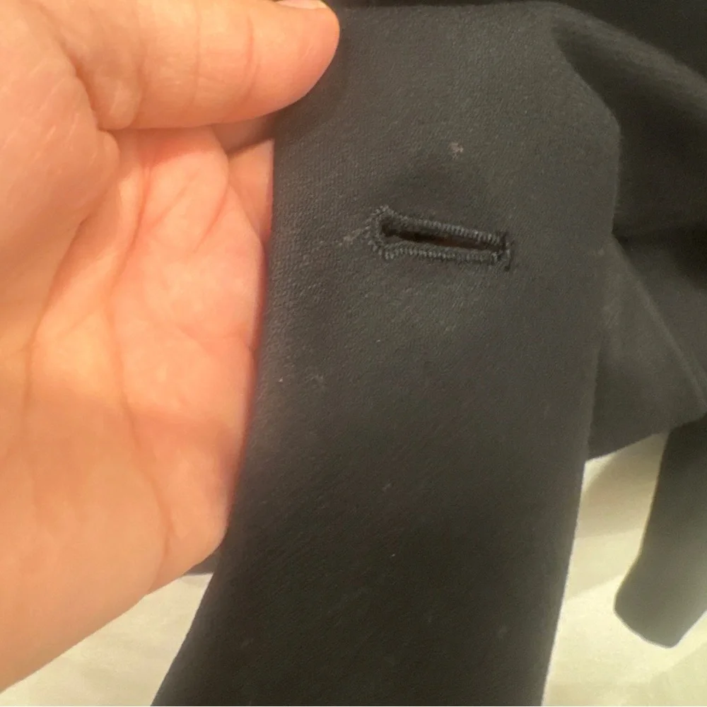 Vintage Givenchy Monsieur Black Wool Blazer Sport Coat Dark Academia 40L